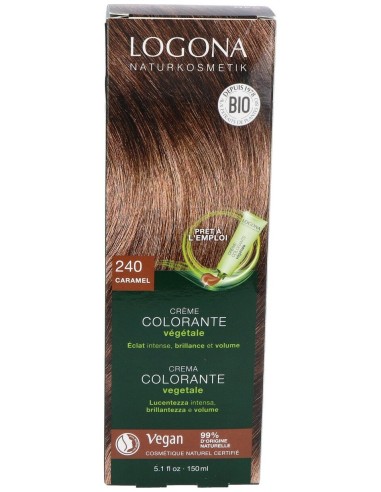 Colorante Vegetal En Crema 240 Nogal 150Ml.