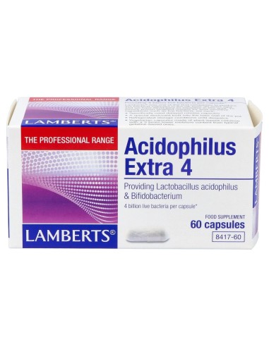 Acidofilus Extra 4 S/Leche 60 Cap. (Refrigeracion)