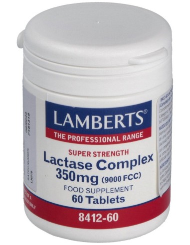 Complejo De Lactasa 9000Fcc Lamberts 60 Comprimidos