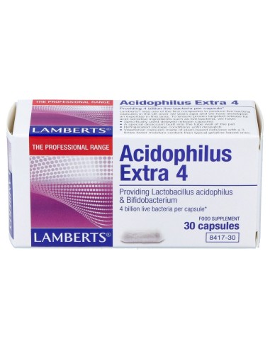 Acidofilus Extra 4 S/Leche 30 Cap. (Refrigeracion)