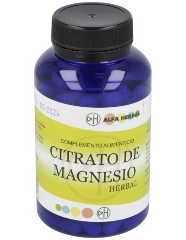 Alfa Herbal Citrato De Magnesio 90Caps