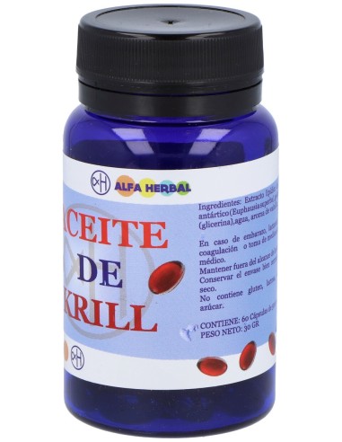 Alfa Herbal Aceite De Krill 60Caps