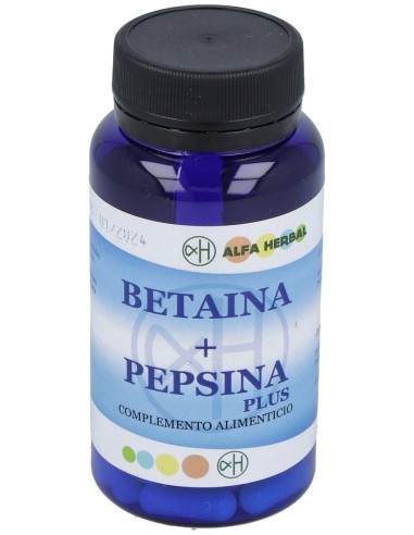 Alfa Herbal Betaina 500+Pepsina 60Caps