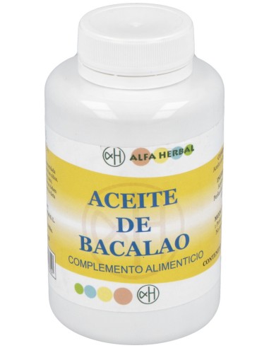 Alfa Herbal Aceite De Bacalao 200 Perlas