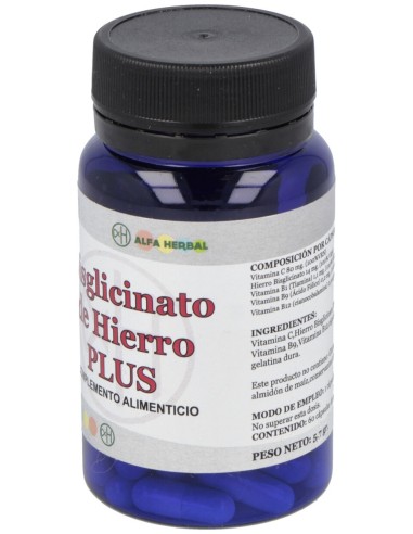 Bisglicinato De Hierro Plus 60Cap.