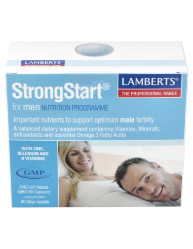 Lamberts Pack Strongstart®Hombres 60 Tabs/60 Caps