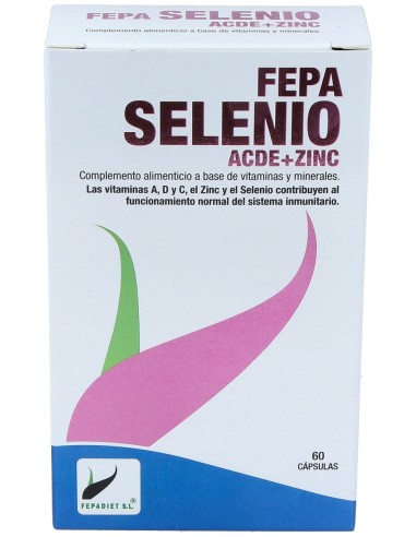 Fepadiet Fepa-Selenio Acde + Zinc 200 Ug 60Caps