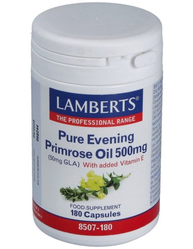 Lamberts Aceite De Primula Puro 500Mg 180 Caps