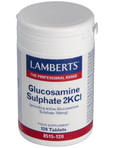 Lamberts Sulfato De Glucosamina 2Kci 1000Mg 120 Tabs