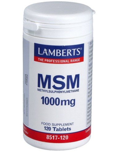Lamberts Msm 1000Mg 120Tabletas
