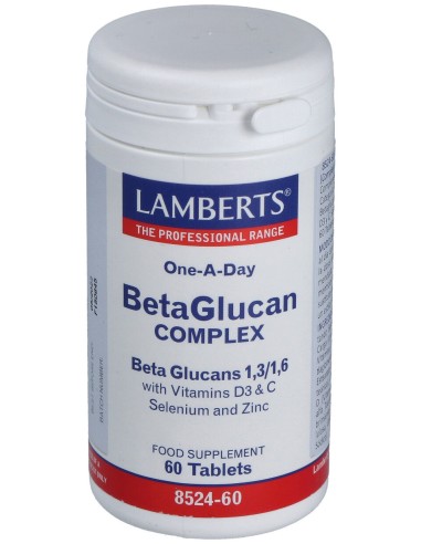 Lamberts Complejo De Beta Glucanos 60 Comp