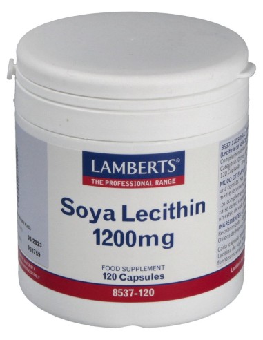 Lecitina De Soja 1200 Mg. 120 Cap.