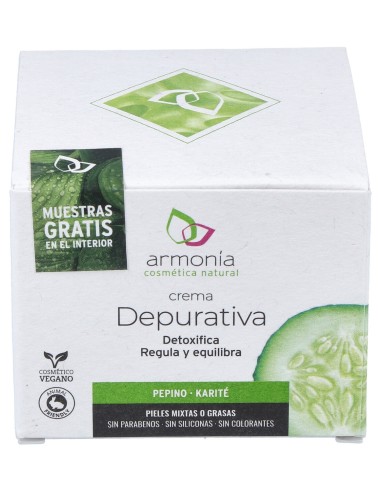 Armonia Crema Facial Pepino Depurativa 50Ml