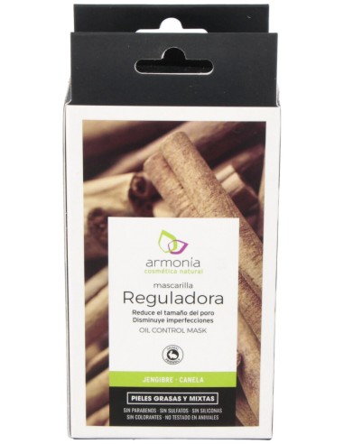 Armonia Mascarilla Reguladora Jengibre Canela 12X10G