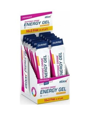 Etixx Energy Gel Bebida Isotónica Naranja 12X60Ml