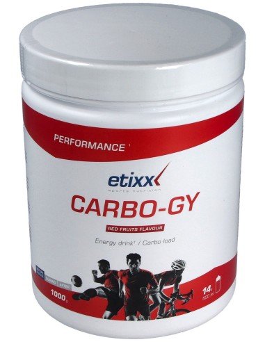 Etixx Carbo-Gy Powder Red Fruits 1Kg.