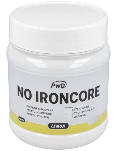 Pwd N.O. Ironcore Pre-Entrenamiento Sabor Limon Pwd