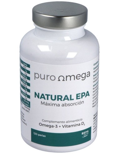 Beps Biopharm Natural Epa Maxima Absorcion 120 Perlas