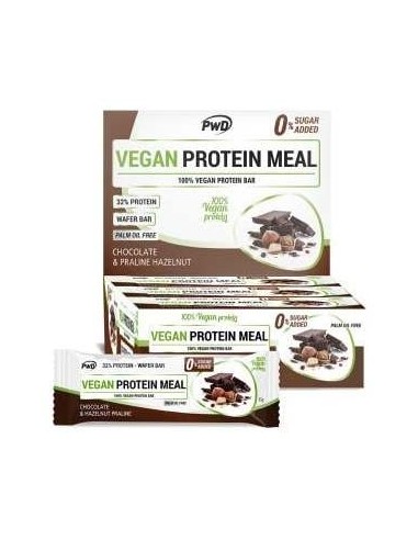 Pwd Vegan Protein Meal Choco-Avellana Praline 12Uds