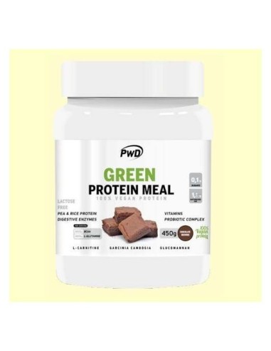 Pwd Green Protein Meal Chocolate Brownie 450G