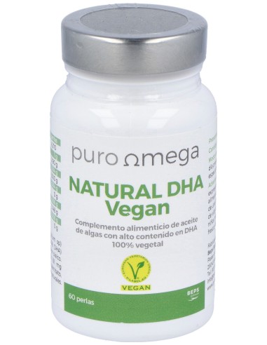 Puro Omega Natural Dha Vegan 60Perlas