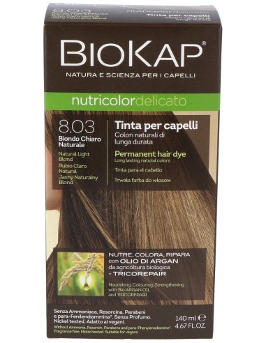 Tinte Rubio Claro Natural 140Ml. 8.03 Delicato