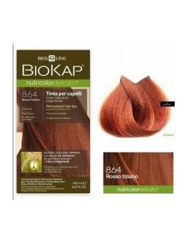 Biokap Tinte 8.65 Delicado Rojo Tiziano 140Ml