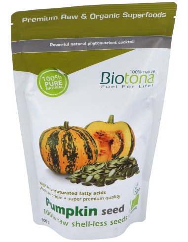 Pumpkin Seed Raw Semillas De Calabaza 300Gr. Bio