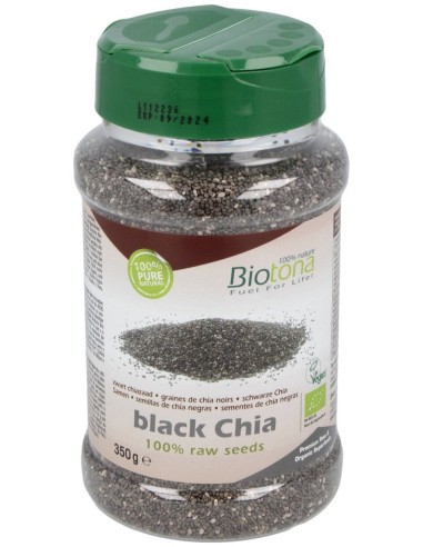 Black Chia Chia Negra Raw Seed Bote 350Gr. Bio
