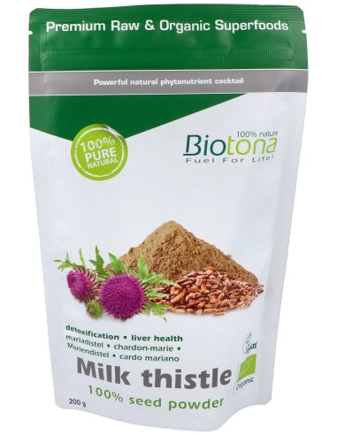 Milk Thistle Seed Powder Cardo Mariano 200Gr. Bio