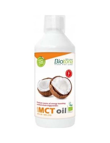 Pure Mct Oil Aceite De Coco 500Ml. Bio