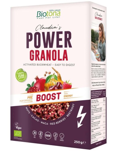 Power Granola Boost Muesli 250Gr. Bio Vegan