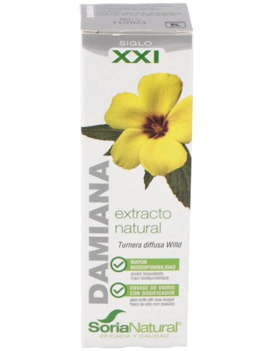 Extracto Damiana Xxi 50 Ml Soria Natural