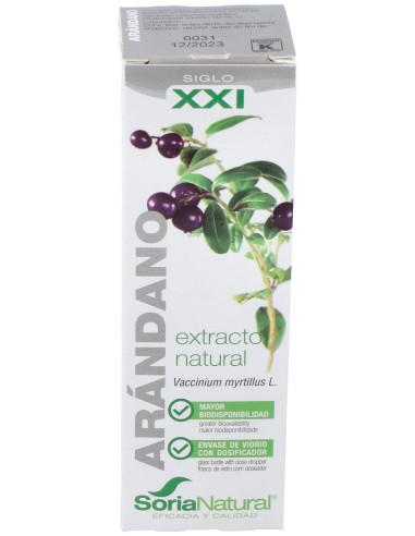 Extracto Arandano Xxi 50Ml Soria Natural