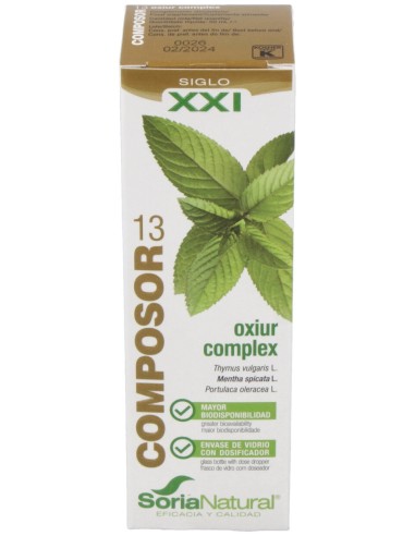 Soria Natural Composor 13 - Oxiur Complex 50Ml