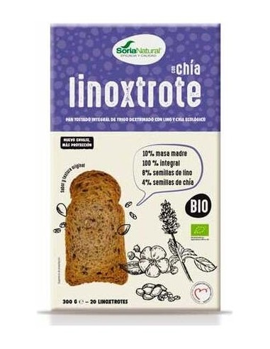 Biscote Linoxtrote Integral Con Lino-Chia 300G Bio