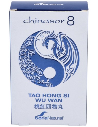 Soria Natural Chinasor 8 Tao Hong Si Wu Wan 30Comp