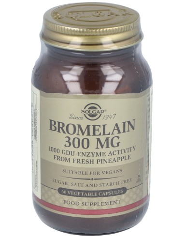 Bromelina 300Mg. 60Cap.