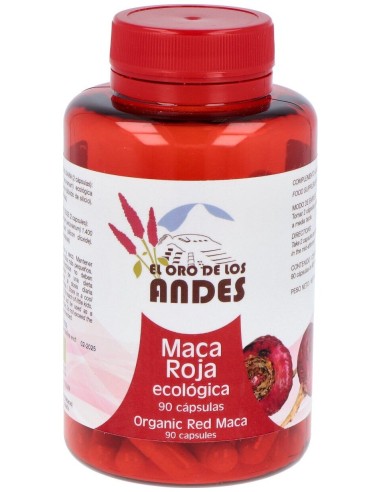 El Oro De Los Andes Maca Roja 700 Mg 90 Cápsulas