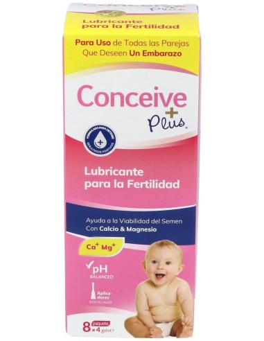 Lubricante Conceive Plus 8 Aplicadores Unidosi