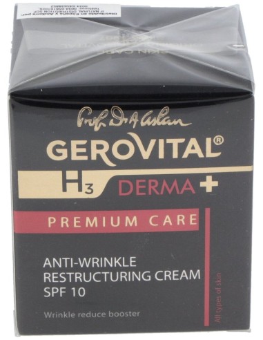 Gerovital H3 Crema Antiarrugas Reestructurante Sfp10 50Ml