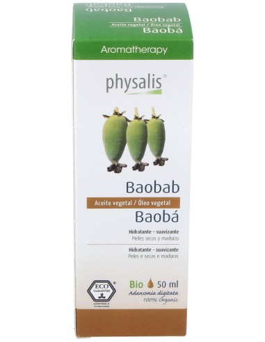 Physalis Aceite Vegetal De Baobab Bio 50Ml
