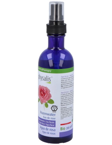 Physalis Agua Floral De Rosa Bio 200Ml