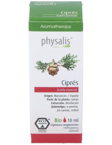 Physalis Aceite Esencial De Ciprés Bio 10Ml
