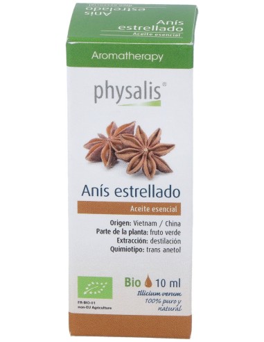 Physalis Aceite Esencial De Anís Estrellado Bio 10Ml