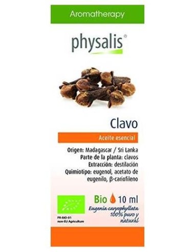 Physalis Aceite Esencial De Clavo Bio 10Ml