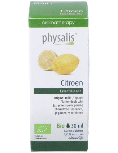 Physalis Aceite Esencial De Limón Bio 30Ml