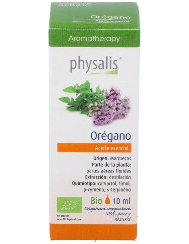 Physalis Aceite Esencial De Orégano Bio 10Ml