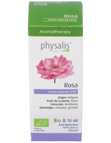 Physalis Aceite Esencial De Rosa Bio 5% 10 Ml