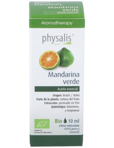 Physalis Aceite Esencial De Mandarina Verde Bio 10Ml